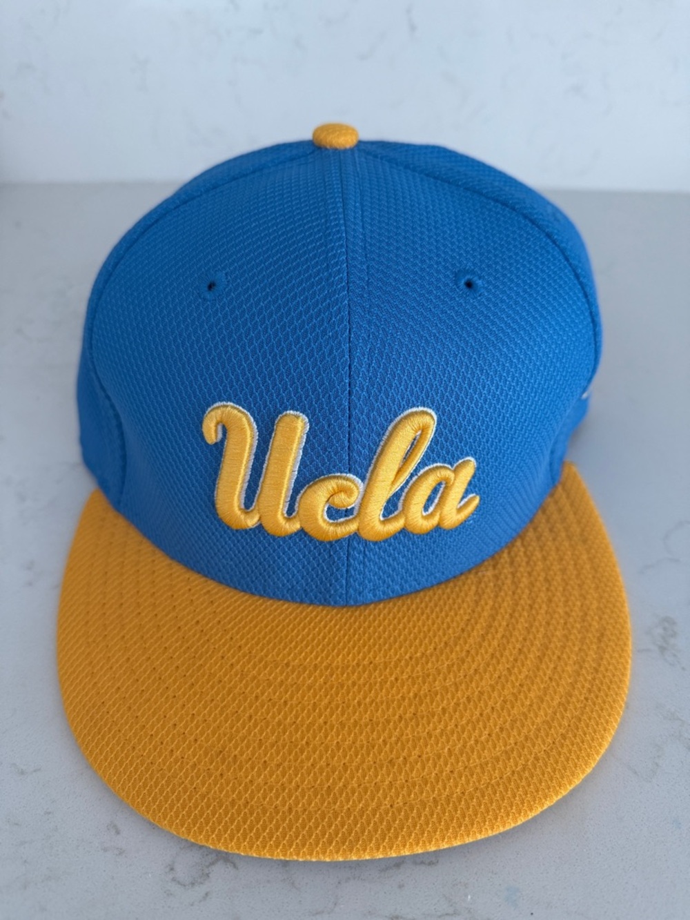 New Era UCLA Script Snapback - Blue with Gold Accents